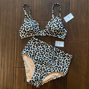 J Crew Swim. NEW with tags. High waisted.